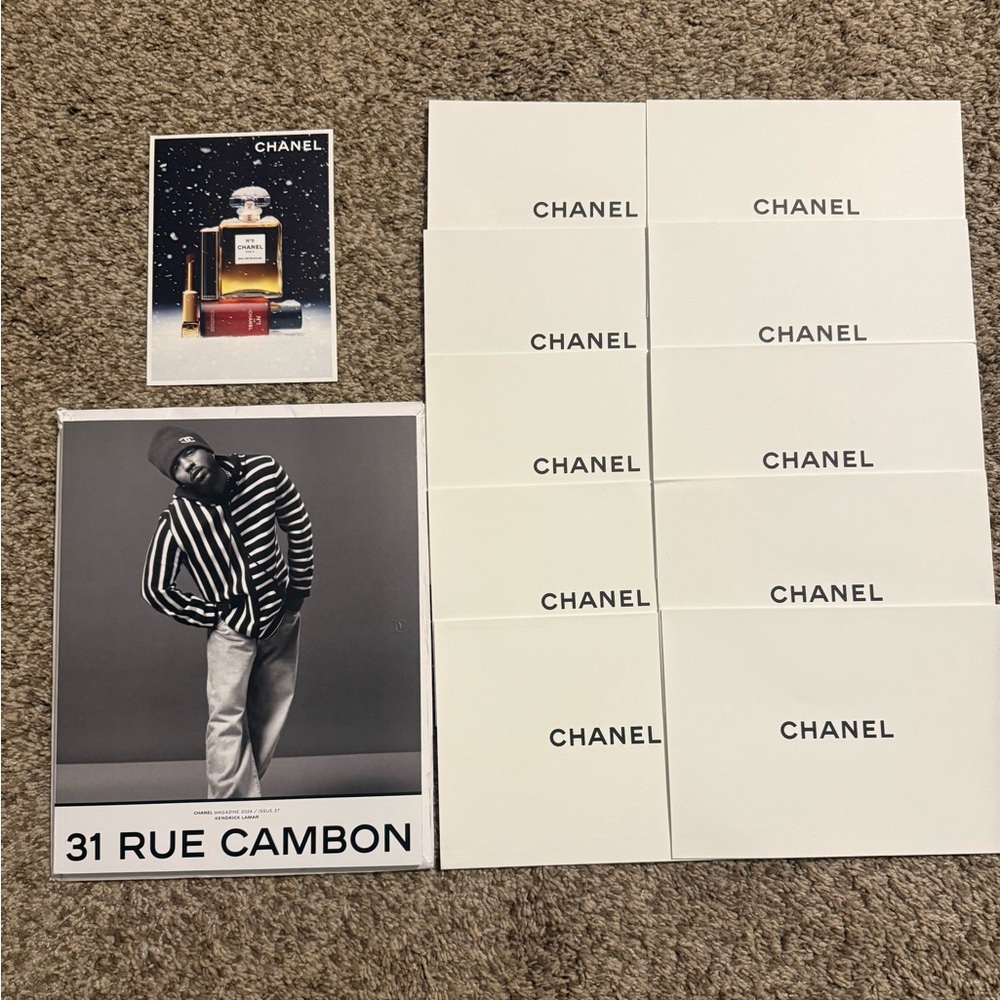 NEW Chanel Magazine latest edition, card, envelopes